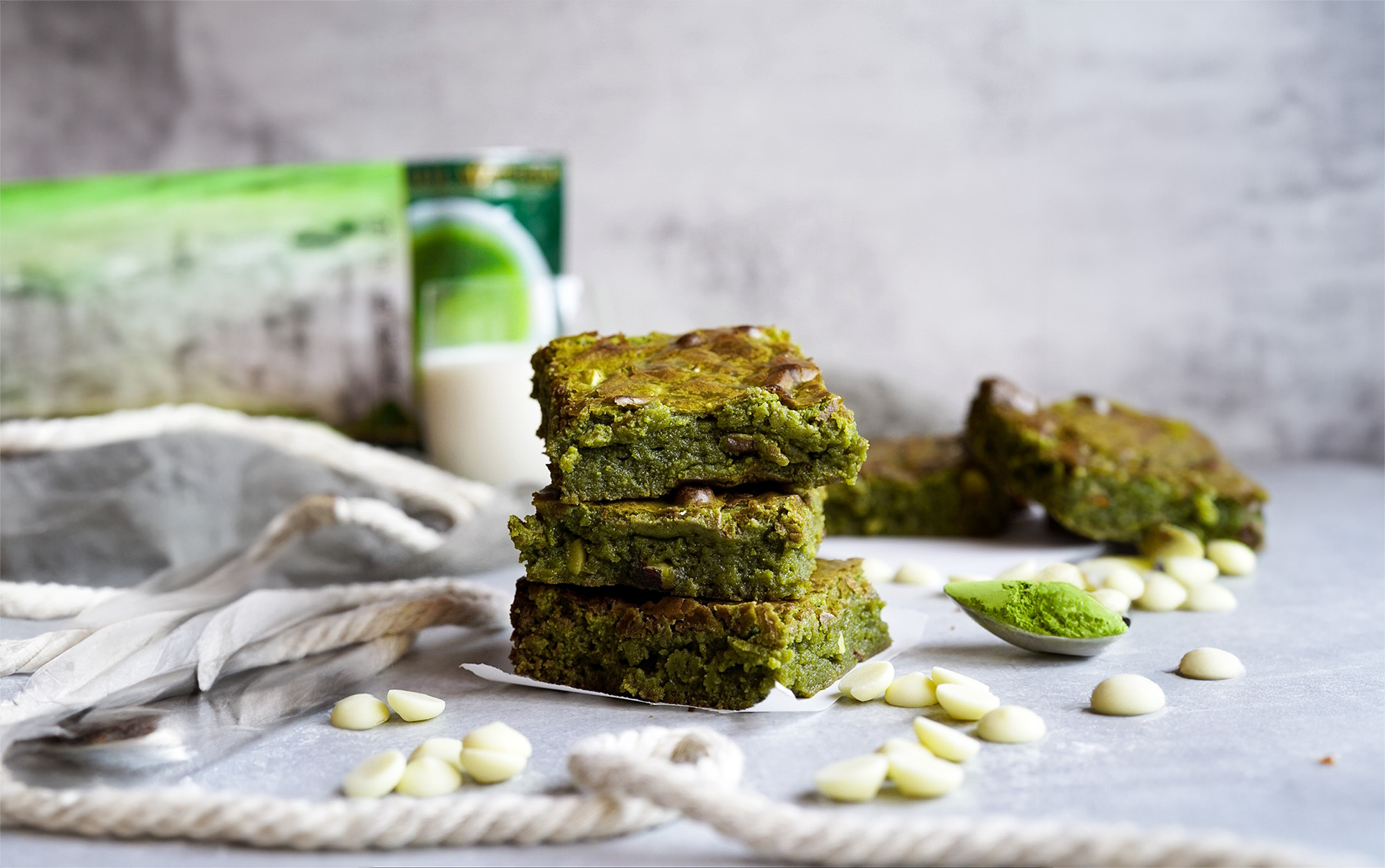 Matcha brownies Matcha brownies
