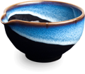 Katakuchi kék porcelán matcha tál 12,5cm