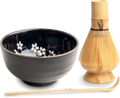 Porcelán Matcha készlet Blue 4 részes