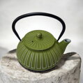 Öntöttvas teáskanna Zen, zöld-ezüst (0,6 l)