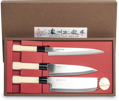 Japán kések Satake (Sashimi+Santoku+Nakiri) 3db