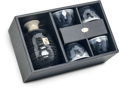 Sake szett kék (4 személyre) EDO JAPAN