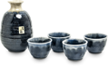 Sake szett kék (4 személyre) EDO JAPAN