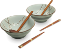 Ramen 2 tálból álló szett szakura motívummal 22cm EDO JAPAN