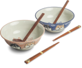 Ramen 2 db Shiba tál 20,5cm-es készlet