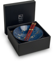Tálkészlet Hana kék 24,5cm pálcikákkal 2 személyre EDO JAPAN