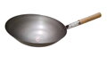 Wok serpenyő 35,5cm lapos aljjal