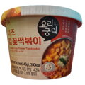 Sajtos Tteokbokki rizssütemény virág alakú 140g