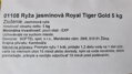 Royal Tiger Gold jázmin rizs 5 kg