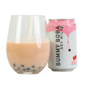 O´s Bubble Gummy Boba szójatej eper 315ml