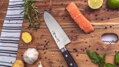 Japán Santoku kés TAKAYUKI 170mm