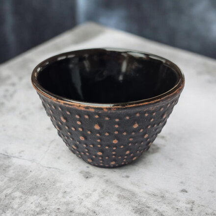 Öntöttvas csésze Arare, fekete-réz (0,12 l)