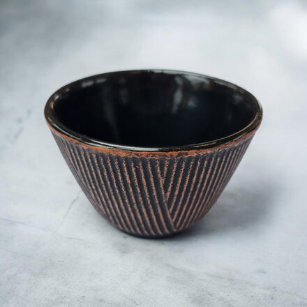 Öntöttvas csésze Zen, fekete-réz (0,12 l)