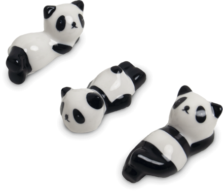 Evőpálcika pad Panda minta