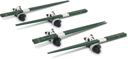 Kínai evőpálcika készlet 4 pár panda párnával