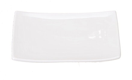 Fehér porcelán tálca 20,5x13cm