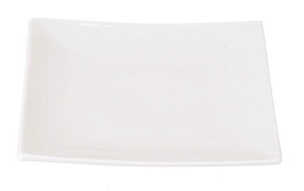 Fehér porcelán tálca 20,5x20,5cm