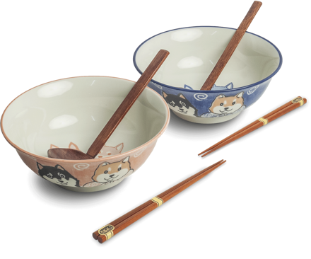 Ramen 2 db Shiba tál 20,5cm-es készlet