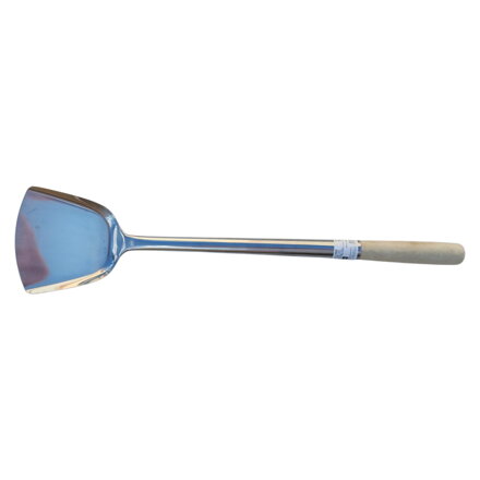 Wok lapát rozsdamentes acél Golden Turtle 12x52cm