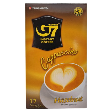 G7 Cappuccino Trung Nguyen instant kávé mogyoró ízű 216g