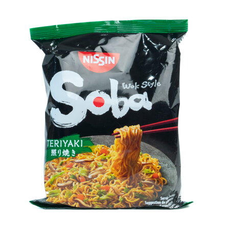 Soba tészta Teriyaki mártással Nissin110g