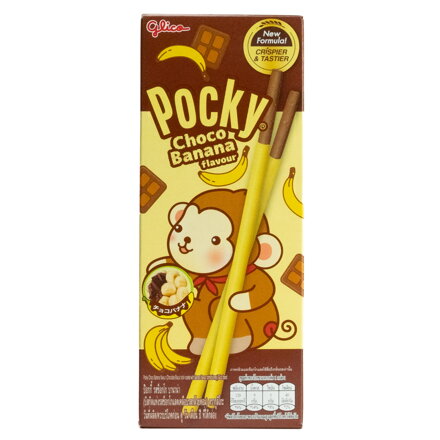 Csokoládé-banános Pocky szelet GLICO 25g