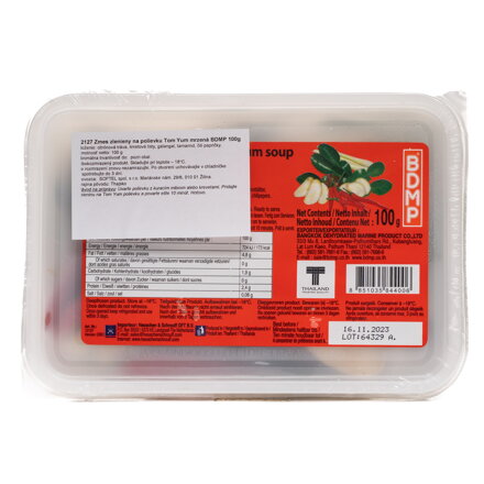Vegyes zöldségek leveshez Tom Yum fagyasztott BDMP 100g