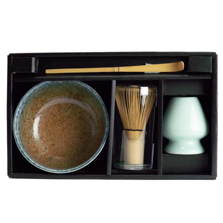Matcha XL Ki barna-kék EDO JAPAN készlet