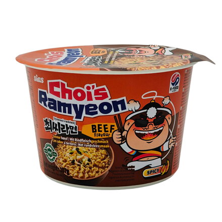 Csípős marhahúsos leves cup Chois Ramyeon 107g
