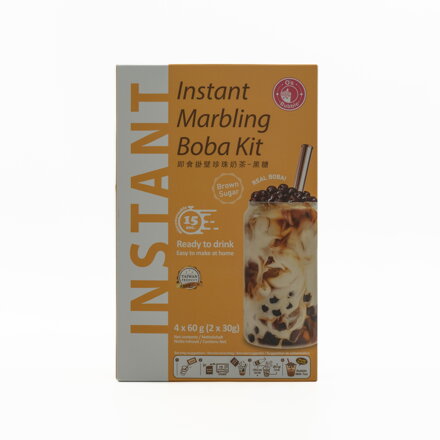 Készlet Bubble tea barna cukor 4db-240gr.