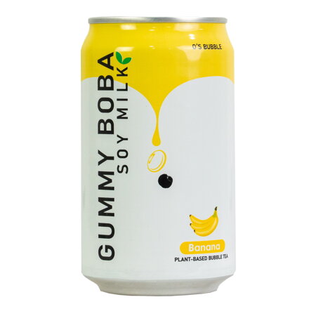 O´s Bubble Gummy Boba szójatejes banán 315ml