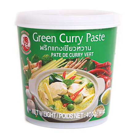 Curry paszta zöld Cock Brand 400g
