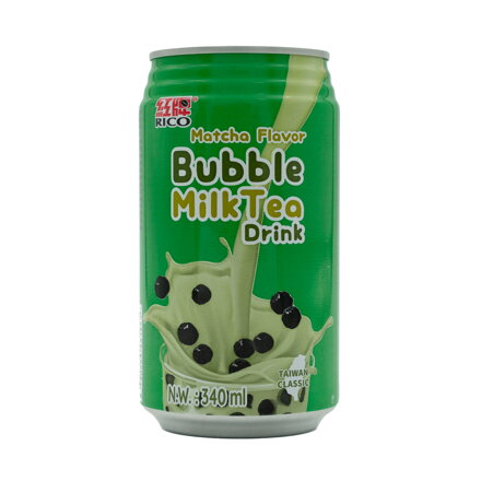 Buble Tea tejes tea matcha ízesítéssel RICO 340ml