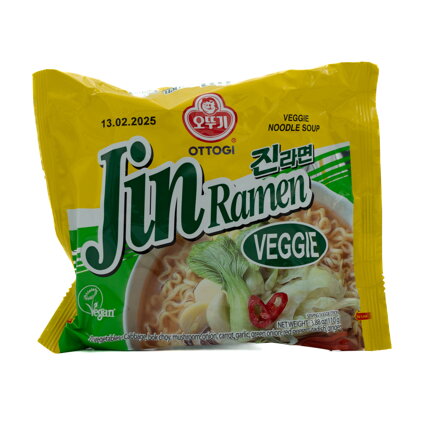 Jin Ramen zöldséges tészta 110g