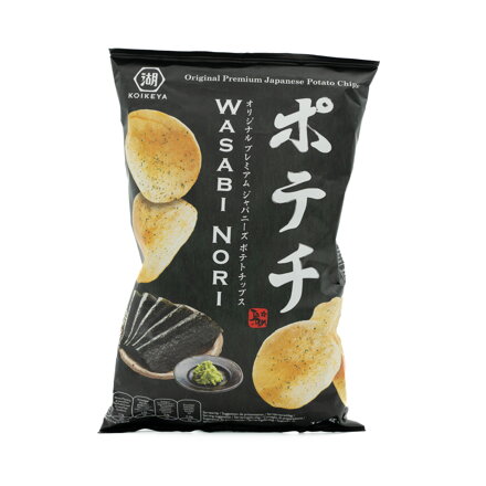 Burgonya chips wasabi és nori hínár ízesítéssel 100 g