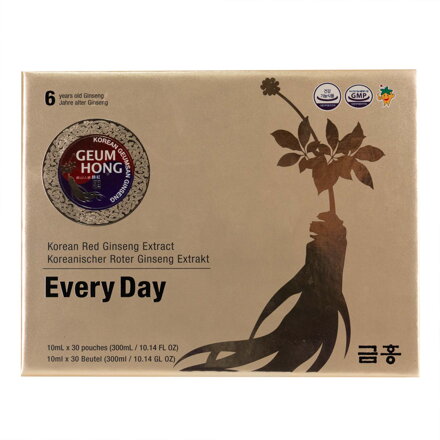 Koreai vörös ginzeng kivonat minden nap 30x10ml