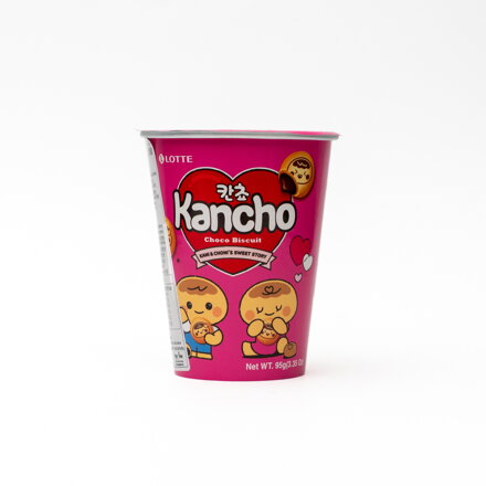 Csokoládéval töltött keksz Kancho Cup 95g