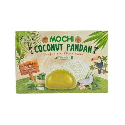Rizs sütemények Mochi kókuszos pandan 180g