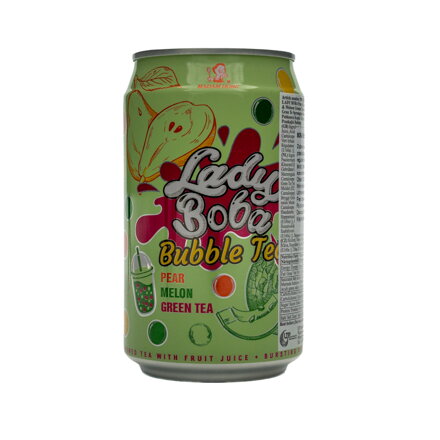 Bubble Tea Zöld Tea körte dinnye 320 ml