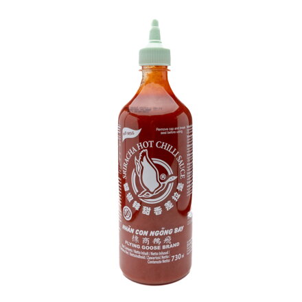 Sriracha chiliszósz glutamát nélkül FGB 730ml