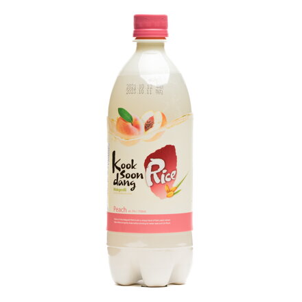 Koreai őszibarack rizsbor 3% alc 750ml