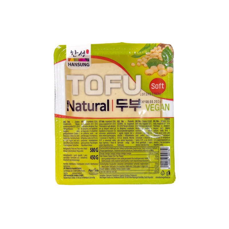 Friss puha natúr vegán Tofu HANSUNG 450 g