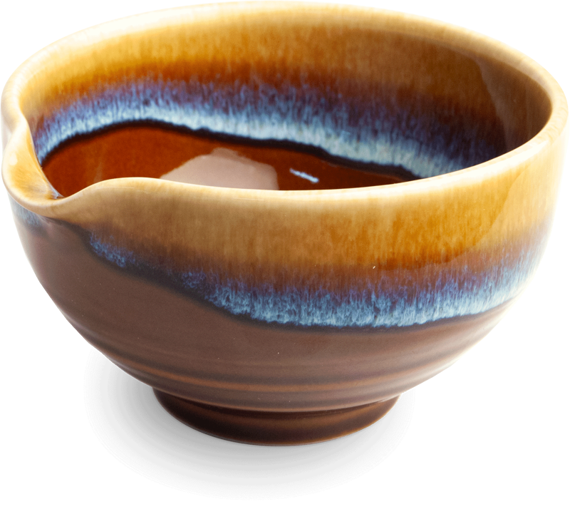 Katakuchi barna porcelán matcha tál 12,5cm