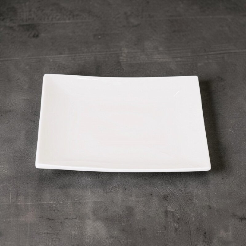 Fehér porcelán tálca 20,5x20,5cm