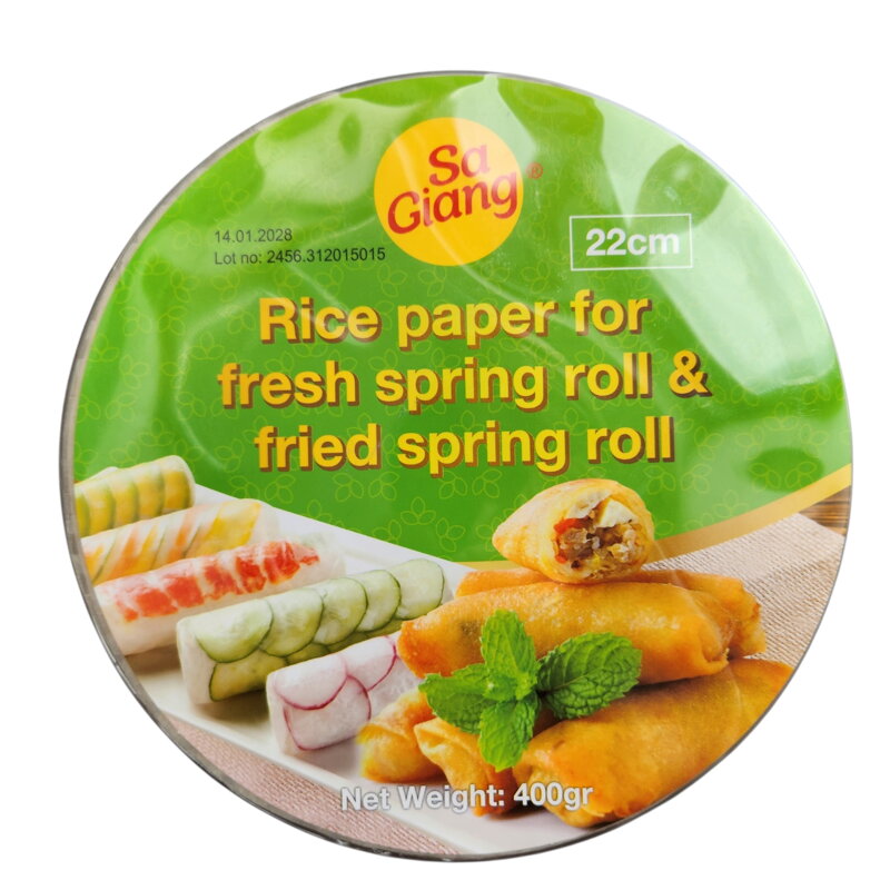 Rizspapír tekercsekhez 22cm SA GIANG 400g