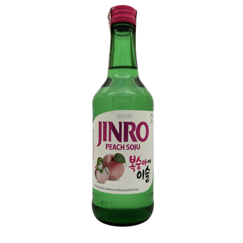 Soju JINRO őszibarack ízzel 350ml