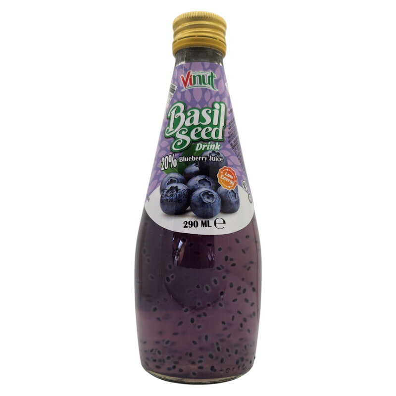 VINUT áfonyás ital bazsalikommaggal 290ml