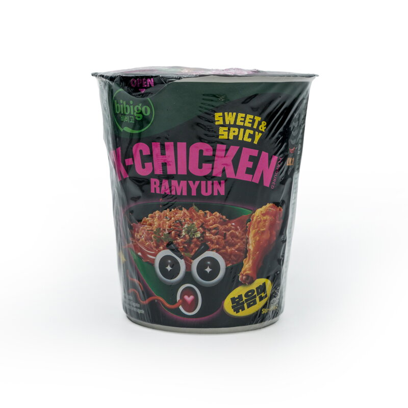 Csirkés ízű poharas Ramyun tészta BIBIGO 97,5g