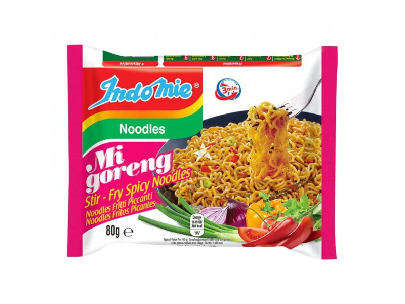 Indomie tészta Mi Goreng fűszeres 80g
