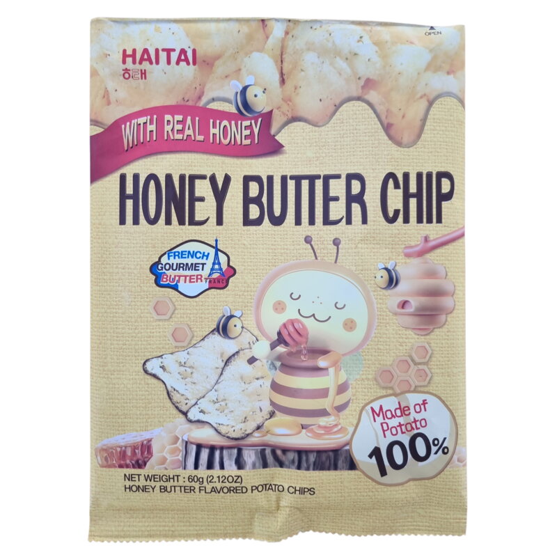 Burgonyachips mézes-vajas ízesítéssel HAITAI 60g